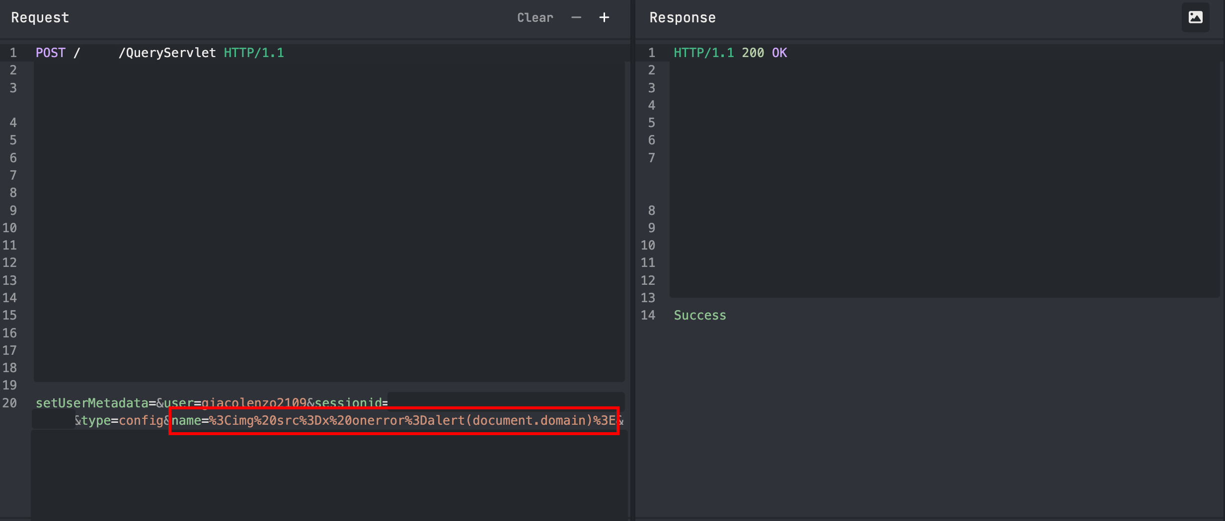 Save Conf Request